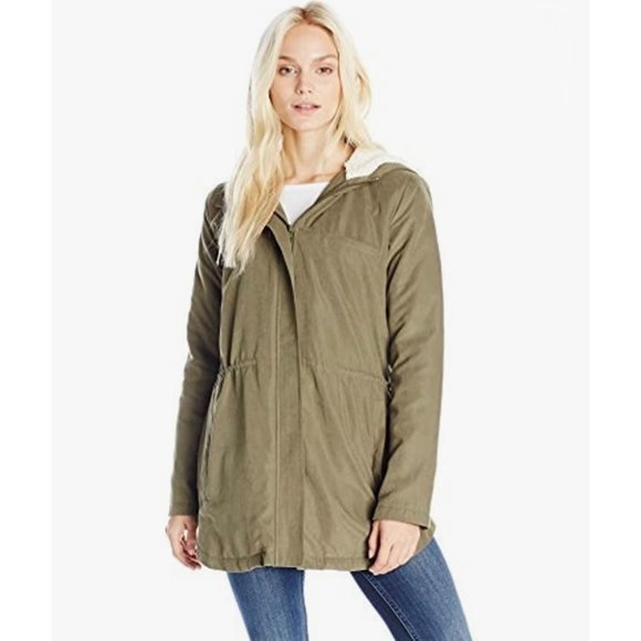 Jack by BB Dakota Women's Harpa Microtwill Shearling Quilted Lining Jacket - Picture 1 of 4